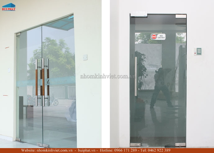 Cửa kính cường lực 2 cánh