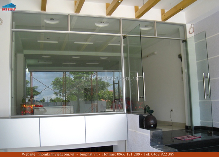 Cửa kính cường lực 2 cánh