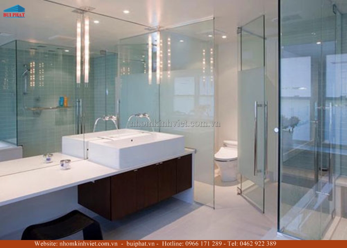 Các mẫu vách tắm kính đẹp