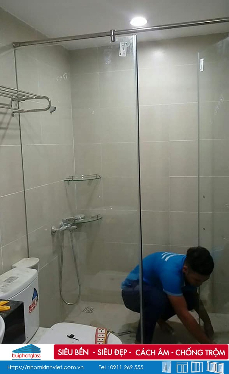 Lắp Cabin Tắm kính tại Tòa HH2 FlC Đại Mỗ, Từ Liêm HN