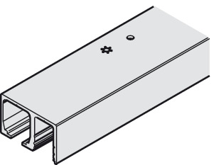 Ray trượt, có bas ốp kính cố định